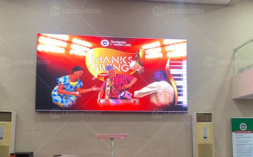 5x2.5m Indoor P3.9 LED Screen for RCCG Church in Lekkie,lagos,Nigeria-