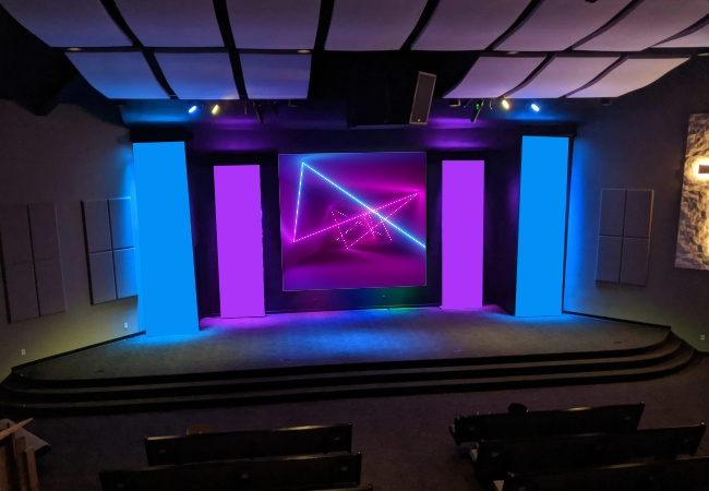 church stage screen-1.92m