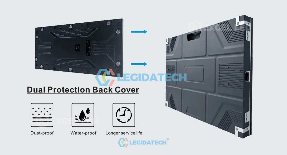 GOB glue-on-board protective coating on CPS Pro small pitch LED module for church