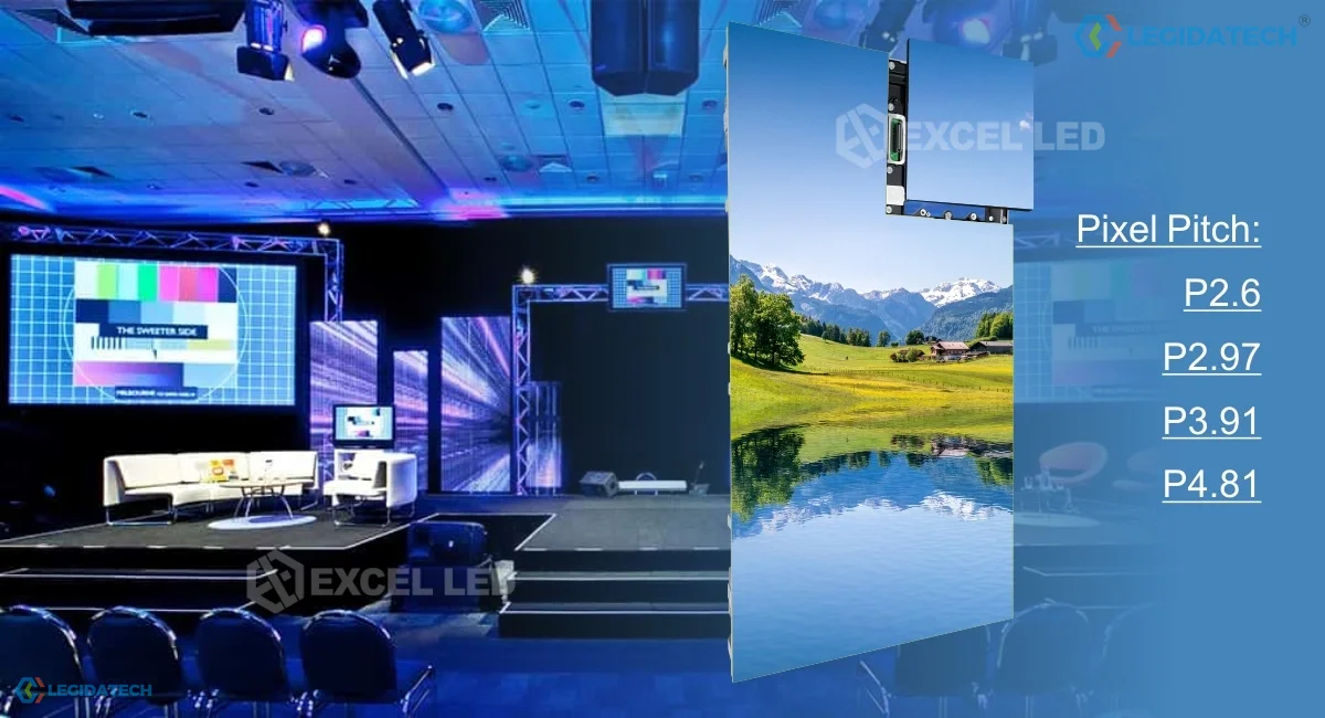 Church event LED screen - Max series resolution options from P1.95 to P3.91
